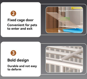Jaula Ecológica Nueva al por Mayor para Periquitos, Jaula de Cría Resistente y Portátil para Pájaros, Ideal para Canarios y Observación en el Hogar - Product Image 5