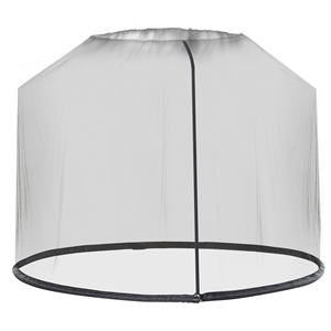 Outsunny 3x3m moustiquaire réglable pour parapluie avec maille dense et ouverture à glissière, noir - Product Image 1