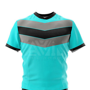 Conjuntos de Uniformes de Rugby Personalizados de Fábrica, Último Diseño, 100% Poliéster, Secado Rápido, Alta Calidad - Product Image 4