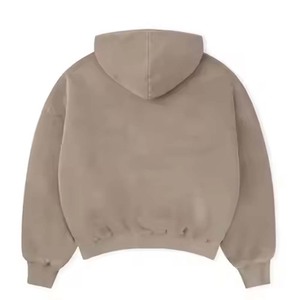 Sudadera con capucha superventas para hombre de alta calidad, venta al por mayor, MOQ bajo, transpirable, para hombre, sudaderas con capucha negras con hombros caídos de invierno para invierno - Product Image 3