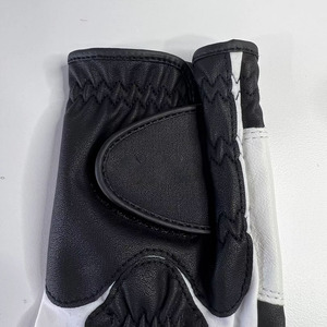 Hombres mano izquierda logotipo personalizado marcador de bola magnética guantes de golf Real Cabretta guantes de cuero - Product Image 4