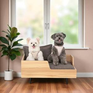 OEM CH13 Small Pet Bed Woolen Material with Compact <b>Frame</b> and Removable Cover for Vietnam Small Pets - Product Image 2