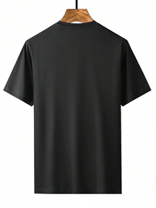 Camisetas Baratas para Hombre 100% Algodón, Impresión de Logotipo Personalizado, Transpirables, Antiarrugas, Ligeras, Ajuste Holgado, Impresión Serigráfica - Product Image 3