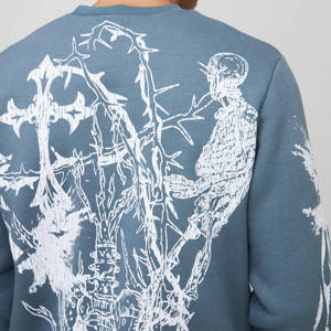 Sweat-shirts simples OEM sur mesure légers en coton/polaire pour hommes Sweat-shirts à la mode pour hommes - Product Image 4