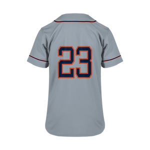 Custom Design Button Style Men's Blank Mesh <b>Baseball</b> Jersey Softball Jersey with Embroidery Sportswear Plus Size Breathable - Product Image 4