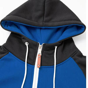 Logo personnalisé pour hommes Sweat à capuche zippé à double fermeture éclair surdimensionné et lourd Vente en gros Sweat à capuche personnalisé - Product Image 3