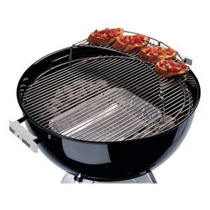 Parrilla para Calentar Alimentos de Acero Inoxidable 8417 Cromado Pulido, 45x23.1x11.7cm, Accesorios para Barbacoa - Product Image 2