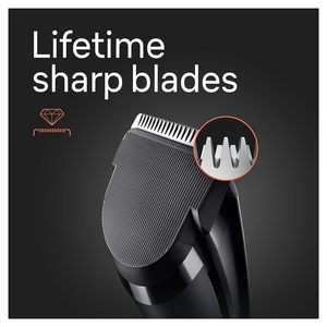 Tondeuse à cheveux sans fil pour hommes, 9 réglages de longueur, lames en acier inoxydable ultra-affûtées, étanche IPX7, rechargeable, réglable - Product Image 4