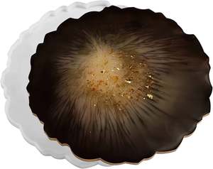 Plateau de service en résine époxy exclusive avec un artisanat artistique fait à la main, plateau de service en résine époxy décoratif avec un design unique fait à la main - Product Image 1