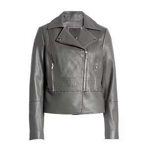 Veste en cuir pour femmes automne hiver meilleure qualité veste en cuir pour femmes veste en cuir véritable pour femmes - Product Image 4