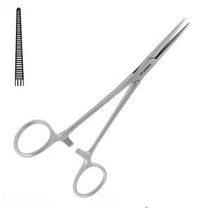 คีมจับหลอดเลือดแบบตรง 14.0 ซม. คีมผ่าตัดแบบใช้มือ ทำจากสแตนเลส สำหรับห้ามเลือด ได้รับการรับรองมาตรฐาน CE รับประกันตลอดอายุการใช้งาน - Product Image 1