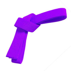 Precio al por mayor de fábrica, nuevo estilo, cinturón de Karate de Color personalizado, cinturón de Karate Unisex de tela de algodón hecho a medida - Product Image 6