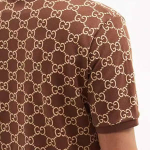 Camiseta Polo de Golf Unisex 2024, diseño Regular personalizado, superventas, camiseta de manga corta de tendencia, ajuste de gran tamaño, tela de patrón sólido - Product Image 4