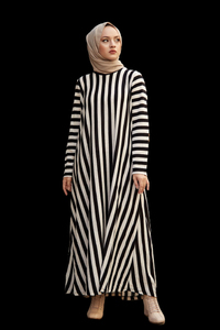 Vente en gros, meilleur service OEM, abaya islamique, robe longue, nouvelle arrivée, logo personnalisé, vente chaude, vêtements pour femmes, extensible dans les quatre sens - Product Image 2