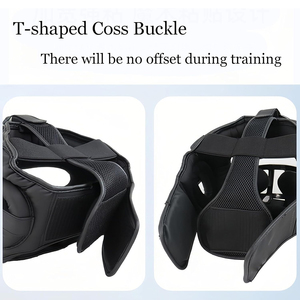 อุปกรณ์ป้องกันศีรษะสำหรับฝึกซ้อมมวยแบบ OEM สำหรับผู้ใหญ่  ผ้าตาข่ายป้องกันอย่างดี สวมใส่สบาย เหมาะสำหรับนักมวย MMA - Product Image 6