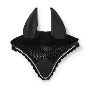 Breathable crochet fly <b>bonnet</b> lightweight washable horse ear cover Pakistan made equestrian gear comfortable fit ideal - Product Image 4