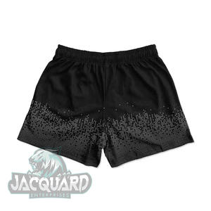 Men's XS Egg Mesh Technics Gym Shorts 100% Polyester Cropped Fit Mid Waist Side Hem Pockets Anti-Wrinkle <b>Vintage</b> Eco-Friendly - Product Image 1