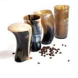 Artesanías naturales hechas a mano Logotipo personalizable Búfalo y vaca Cuerno de buey Taza para beber Calidad Característica impermeable para sus necesidades - Product Image 3