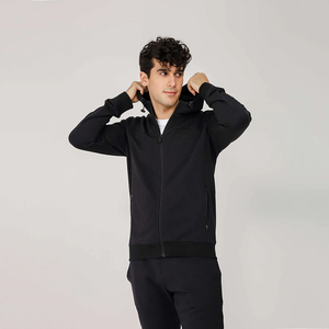 Venta al por mayor de alta calidad con bolsillos en blanco cremallera sudaderas con capucha personalizadas Unisex hombres personalizados sudaderas con capucha térmicas de lana con servicio OEM - Product Image 1