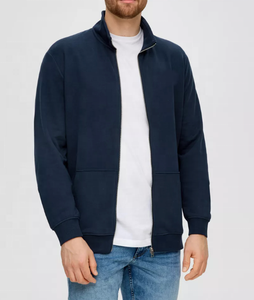 Sudadera de Invierno 2024 Personalizada OEM para Hombre, Talla Grande, Tejido de Punto de Alta Densidad, Corte Holgado, Cierre de Cremallera, Teñido en Prenda, Impermeable, 100% Algodón - Product Image 4