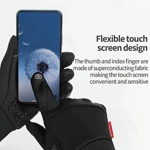 Guantes de Ciclismo Ligeros para Hombre, Antideslizantes, Transpirables, Finos, Cómodos, para Ciclismo, Senderismo, Deportes al Aire Libre, Neopreno/Cuero/Poliéster - Product Image 2