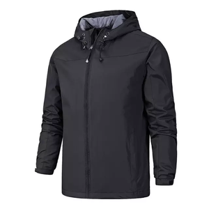 Wholesale Custom Design & Logo <b>Cheap</b> Price High Quality Hooded <b>Waterproof</b> Eco-Friendly <b>Men's</b> Windproof Red Windbreaker <b>Jacket</b> - Product Image 4