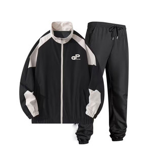 Men <b>Retro</b> <b>Tracksuit</b> Designed For Style And Comfort With Soft Fabric And Relaxed Fit For Summer And Everyday Wear - Product Image 1
