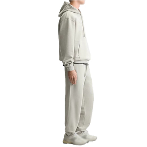 100% coton biologique Premium ensemble de survêtement de haute qualité pour hommes deux pièces entièrement personnalisable survêtement Streetwear utilisation bas quantité minimale de commande - Product Image 3