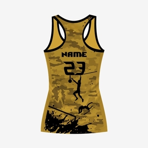 Verano de las mujeres Relaxed Fit Racerback Jersey Casual Sports Soccer Wear Sublimado Softball & Soccer Ropa - Product Image 2