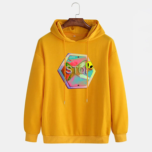 2025 Sudadera con capucha de algodón de alta calidad del fabricante para hombre Sudadera CON CAPUCHA DE MODA impresa digital personalizada con logotipo frontal de patrón DIY - Product Image 5