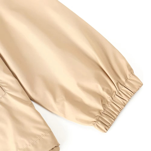 Veste coupe-vent unisexe en toile pour homme, coupe ajustée, légère, imperméable, respirante, avec logo sur le devant - Product Image 5