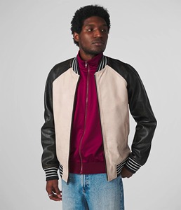 Chaqueta de Cuero Genuino de Vaca de Primera Calidad para Hombre, Estilo Vintage de Invierno, Cuello Alto, Logotipo Frontal, Secado Rápido - Product Image 3