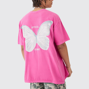 100% Cotton <b>Shirt</b> Custom Screen Printing <b>T</b>-<b>shirts</b> Quick-Dry <b>Neck</b> <b>High</b> Quality Custom Logo Short Sleeves Screen Printing <b>T</b>-<b>shirts</b> - Product Image 4