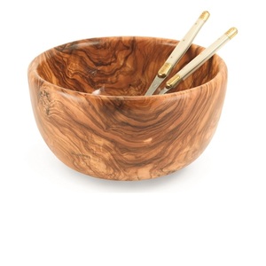 Home Hotel Restaurant Usage Food Wooden <b>Deep</b> <b>Bowl</b> Resin Finishing Most Selling Product Wooden Designer Serving <b>Bowl</b> - Product Image 2