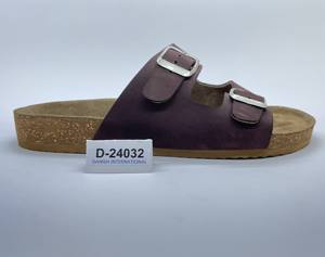 Sandalias de Corcho con Doble Hebilla para Hombre, Elegantes y Económicas para Uso Diario, Sandalias de Cuero Vacuno con Diseño Perforado - Product Image 3