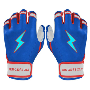 Fabricant de gants de baseball en cuir de chèvre de qualité supérieure avec logo personnalisé Gants de frappe de baseball à manchette courte Bon marché Guantes Beisbol Batting - Product Image 1