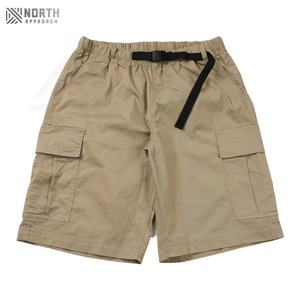 Pantalones Cortos Bermuda para Hombre al Mejor Precio, Transpirables, de Lona Marrón, de Secado Rápido, con Cierre de Cordón, Casuales, para Gimnasio, Ejercicio al Aire Libre, OEM - Product Image 2