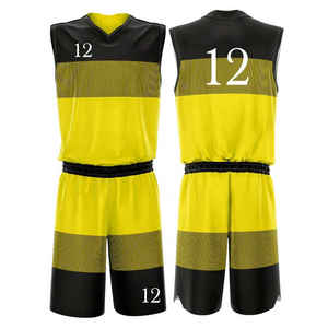 Vêtements de sport respirants à séchage rapide pour hommes, uniforme de basket-ball personnalisé sublimé, impression du maillot sans manches du numéro d'équipe de COSH - Product Image 6