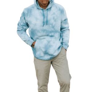 Nouveaux sweats à capuche tie-dye de style hivernal, couleur unie, personnalisables, respirants, en polaire, couleur personnalisée, prix de gros - Product Image 4