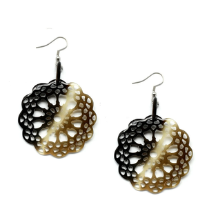 Pendientes de resina únicos color-Block para mujer - Product Image 5