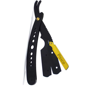 Lame de rasoir de barbier à bord droit fabriquée par Pissco Pakistan - Product Image 3