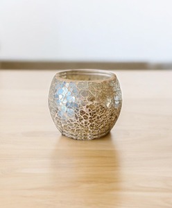 เชิงเทียนแก้วโมเสคสำหรับตกแต่งงานแต่งงานเชิงเทียนแก้วแตกออกแบบได้ตามต้องการ - Product Image 2