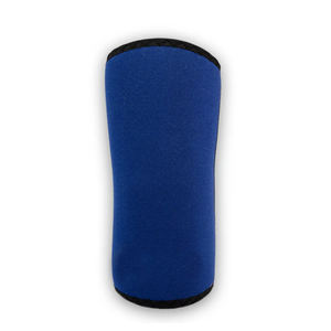 Couleur bleue bon fournisseur avec propre logo imprimé meilleure vente faites votre propre protection porter des manches de coude d'haltérophilie - Product Image 1