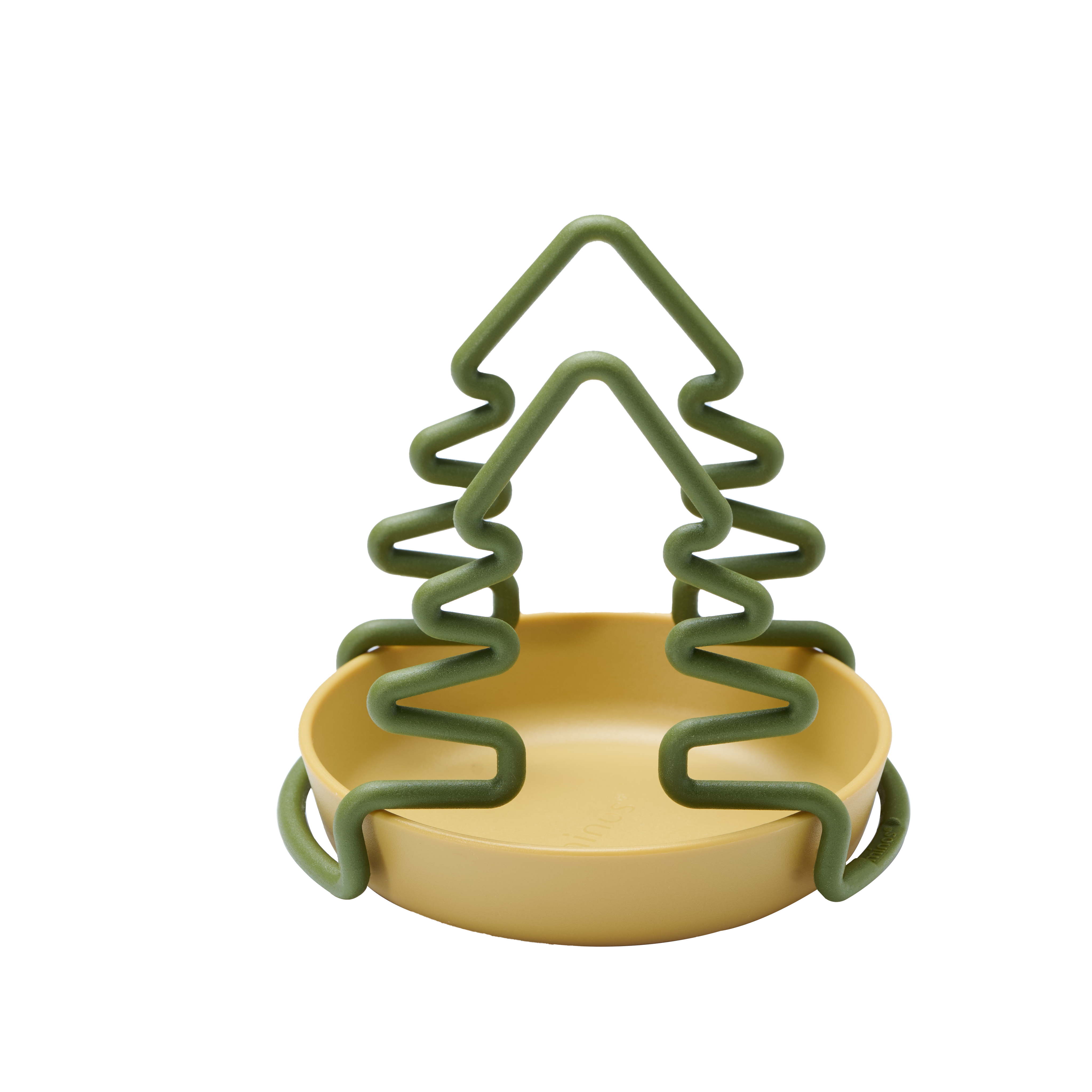 ชั้นวางสีเขียว + ถาดสีกากี