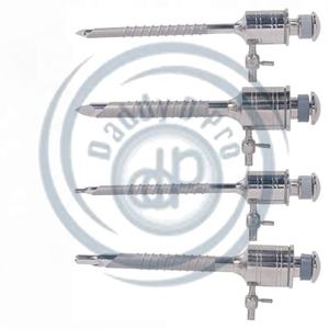 Trocar sin cuchillas de acero inoxidable de 10mm autoclavable, nuevos instrumentos quirúrgicos laparoscópicos con tornillo de sellado de DADDY D PRO CE - Product Image 6
