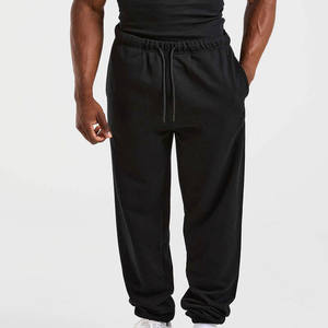 High Quality Men's <b>Oversized</b> Fit Black Quick Dry Washed <b>Jogger</b> For Men Breathable Baggy Style Elasticated Cuffed Leg & Pockets - Product Image 1