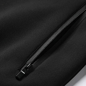 เสื้อวอร์มมีฮู้ดแบบสวมหัวมีหลายกระเป๋าทรงสลิมฟิตไซส์ใหญ่พิเศษน้ำหนัก400แกรมเสื้อสวมหัวมีฮู้ดสำหรับฤดูหนาวงานตามสั่ง - Product Image 3