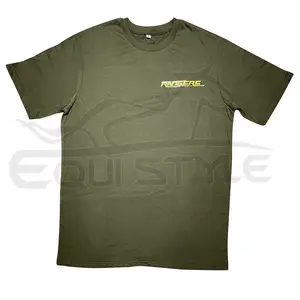 Cotton Tshirt Olive Green Color High Quality XL Size Casual Tshirt For Men Custom Made Manufacturer and Supplier in Pakistan