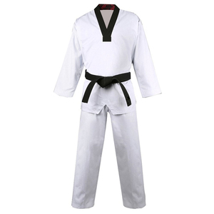 Venta al por mayor de uniformes de Taekwondo hechos a medida para hombres, de alta calidad uniforme de Taekwondo, uniformes de Taekwondo personalizados OEM para artes marciales - Product Image 5