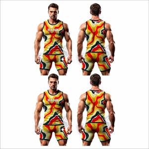 Nouveauté : Ensembles de Rash Guards pour Hommes avec Motifs par Sublimation et Design de Logo – Vente Flash - Product Image 6